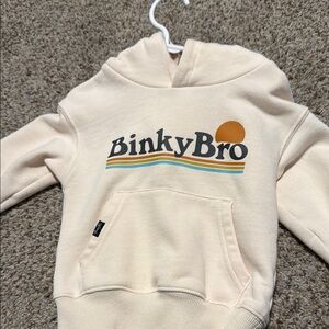 Binky Bros Cream Kids Hoodie 12-18 months